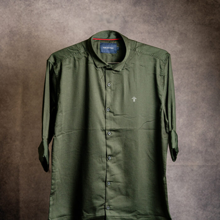 Olive Crest Premium Casual Shirt Full Sleeve