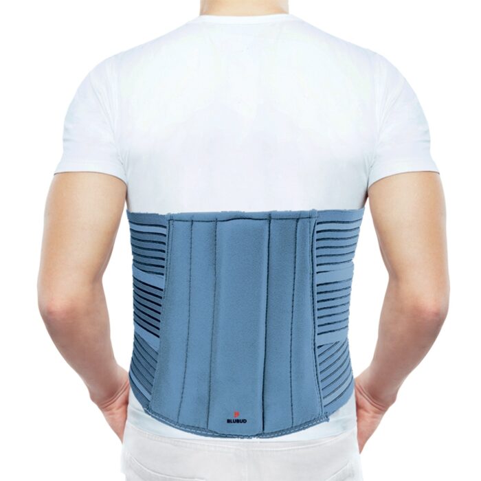 BLUBUD Lumbo Sacral Back Support Belt – Orthopaedic Lower Back Pain Relief Brace
