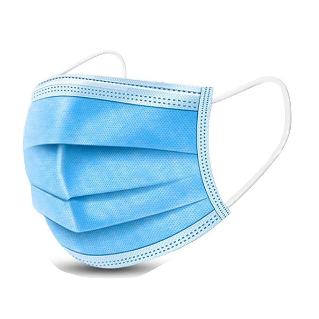 BLUBUD 3-Layer Disposable Surgical Face Mask (Blue)